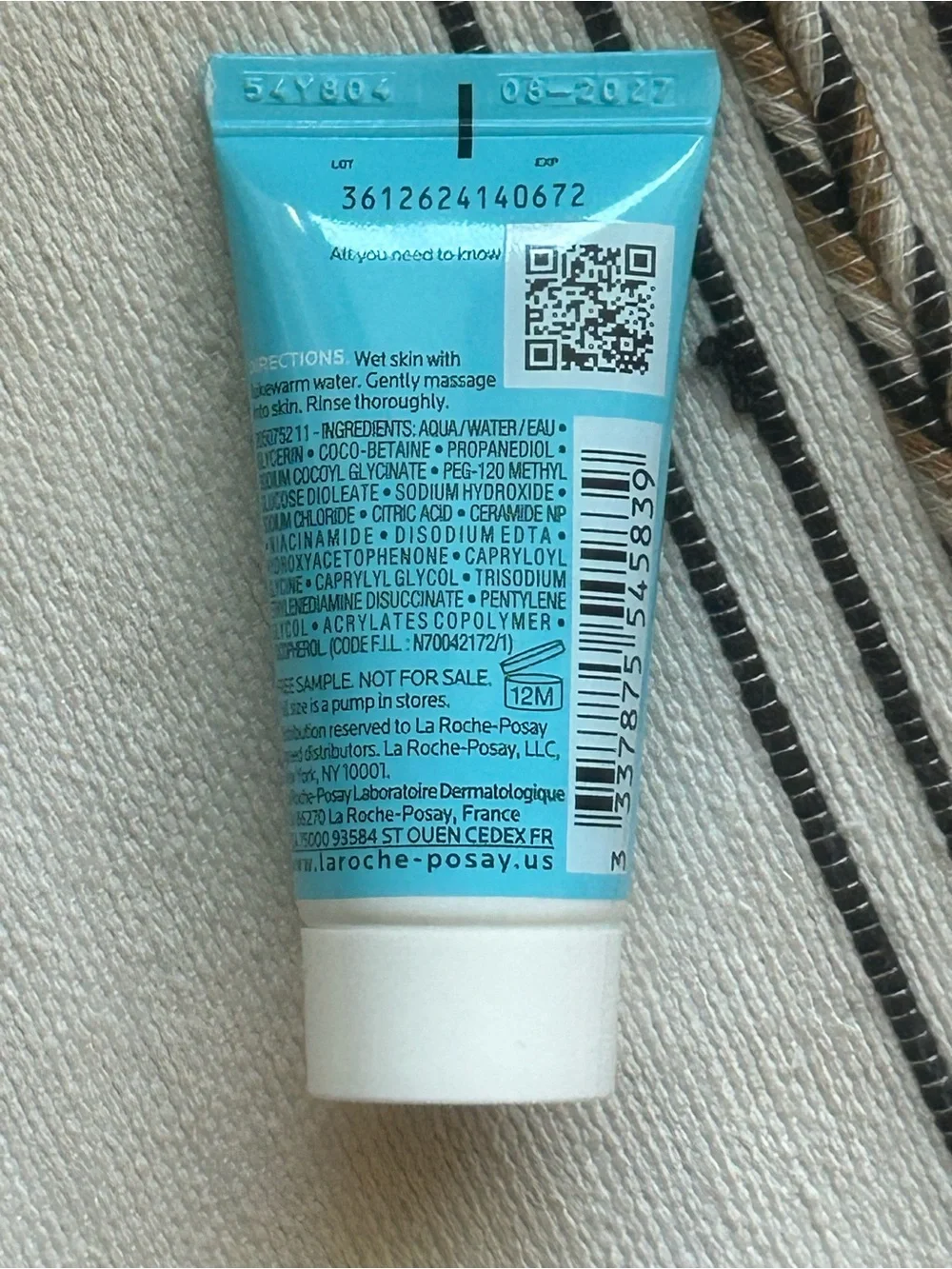La Roche-Posay Toleriane Purifying Foaming Cleanser – Travel Size 15 ml